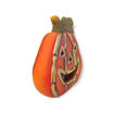 Picture of HALLOWEEN TERRACOTTA PUMPKIN WITH LED LIGHT SMALL